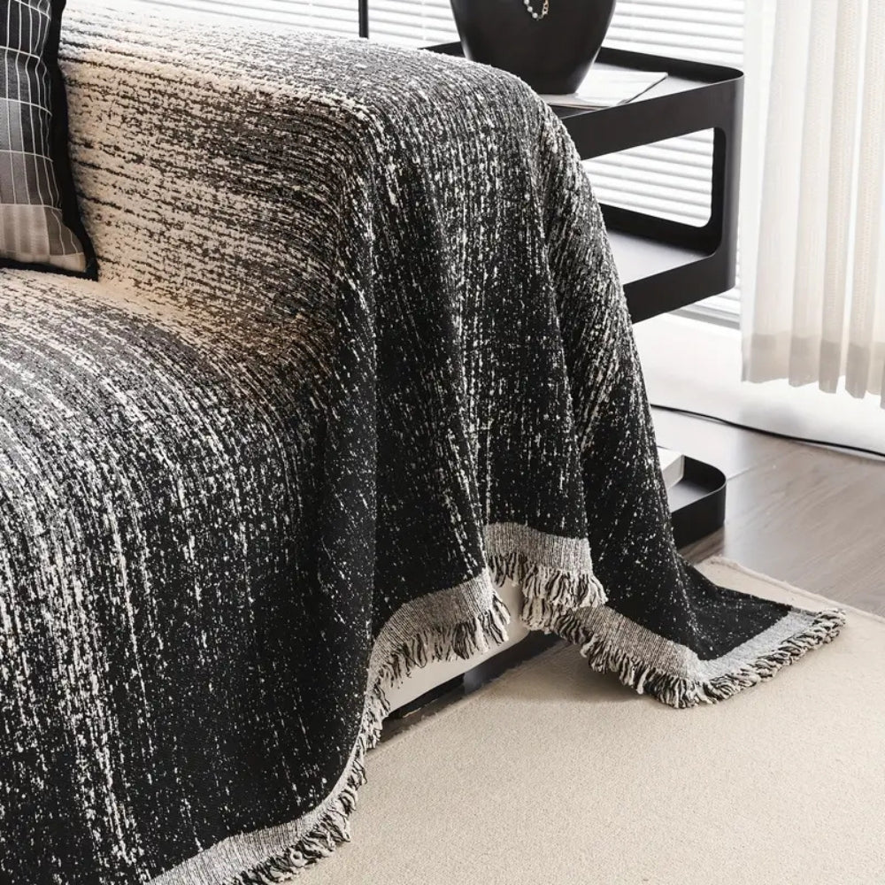 Pet-Friendly Chenille Sofa Slipcover - Soft Fabric Protection