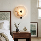 LED Wall Light in Natural Alabaster – Adjustable Color Temperature for Modern Spaces