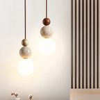Organic Stone Pendant Light for Modern Homes