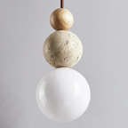 Organic Stone Pendant Light for Modern Homes
