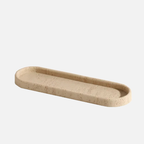 Beige Natural Travertine Stone Bathroom Accessory Collection