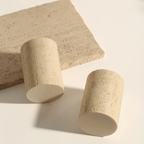 Beige Natural Travertine Stone Bathroom Accessory Collection