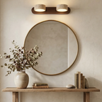 Adjustable LED Shade Natural Stone Wall Light – Modern Sconce for Home