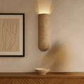 Sculptural Stone Wall Light Fixture