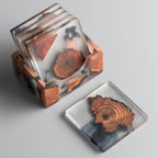 Waterproof and Heat-Resistant Coasters – Unique Pine Wood and Resin Design