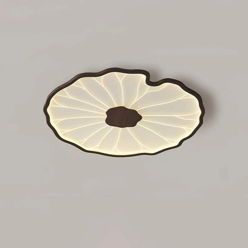 Flush Mount Ceiling Light with Adjustable Color Temperature – Lotus Leaf Design for Contemporary Home Decor