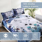 Majestic Wolf-Themed Comforter Set for Serene Spaces