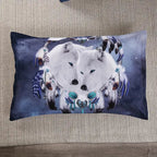 Majestic Wolf-Themed Comforter Set for Serene Spaces