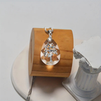 Boho Jewelry Glass Teardrop Pendant Necklace for Mother's Day