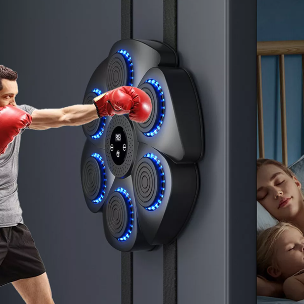 Interactive Boxing Pad with Rhythm Guidance and Targeting for Fitness Training