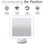 Lighted Makeup Mirror with 10X Magnification and LED Illumination