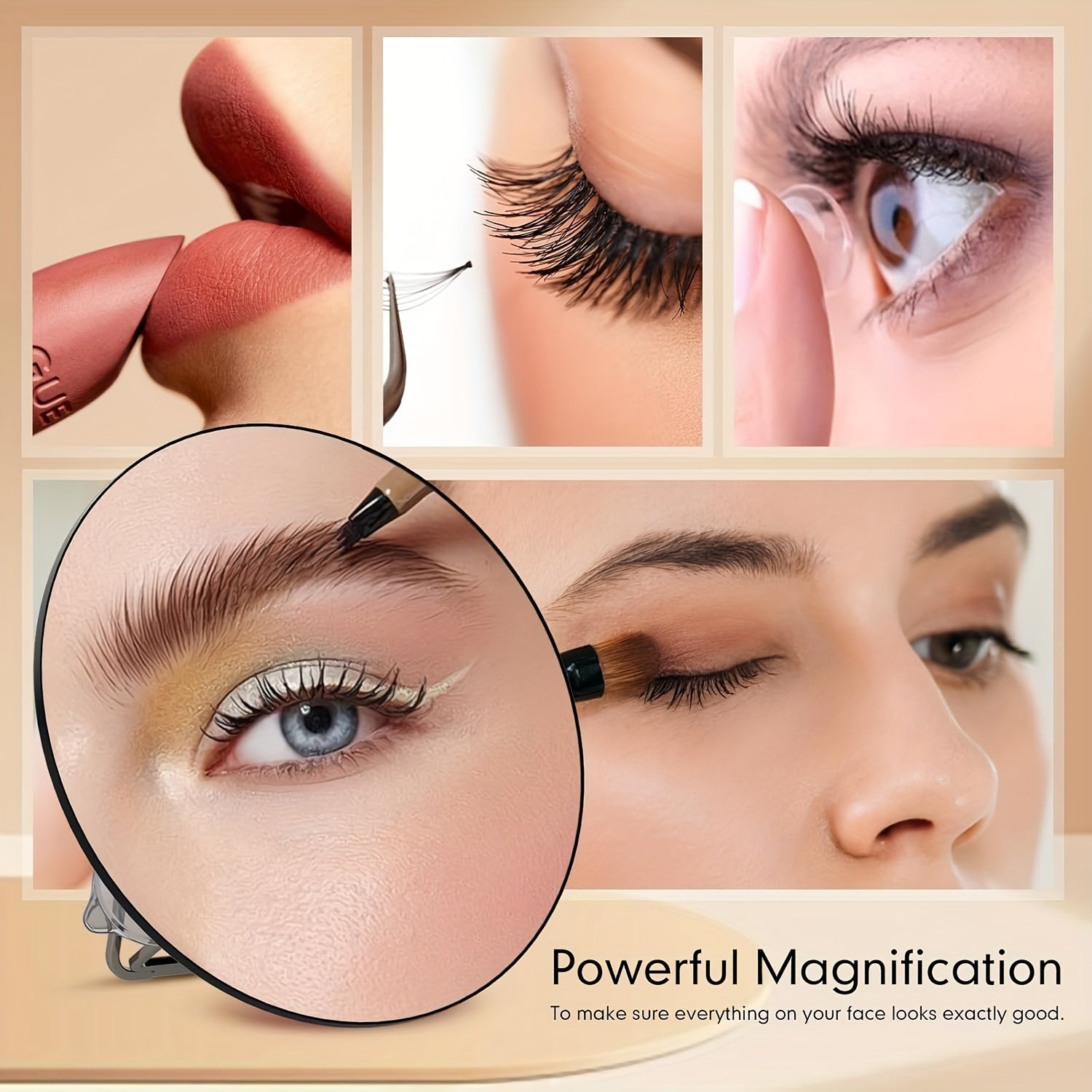 20X/10X Magnifying Makeup Mirror for Detailed Grooming