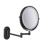 360° Rotating Shower Mirror with Adjustable LED Light for Shaving