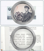 Illuminated Magnifying Glass with Adjustable Brightness for Close Reading