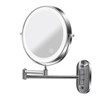 LED Lighted Makeup Mirror with 10X Magnification for Detailed Grooming