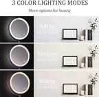 LED Lighted Makeup Mirror with 10X Magnification for Detailed Grooming