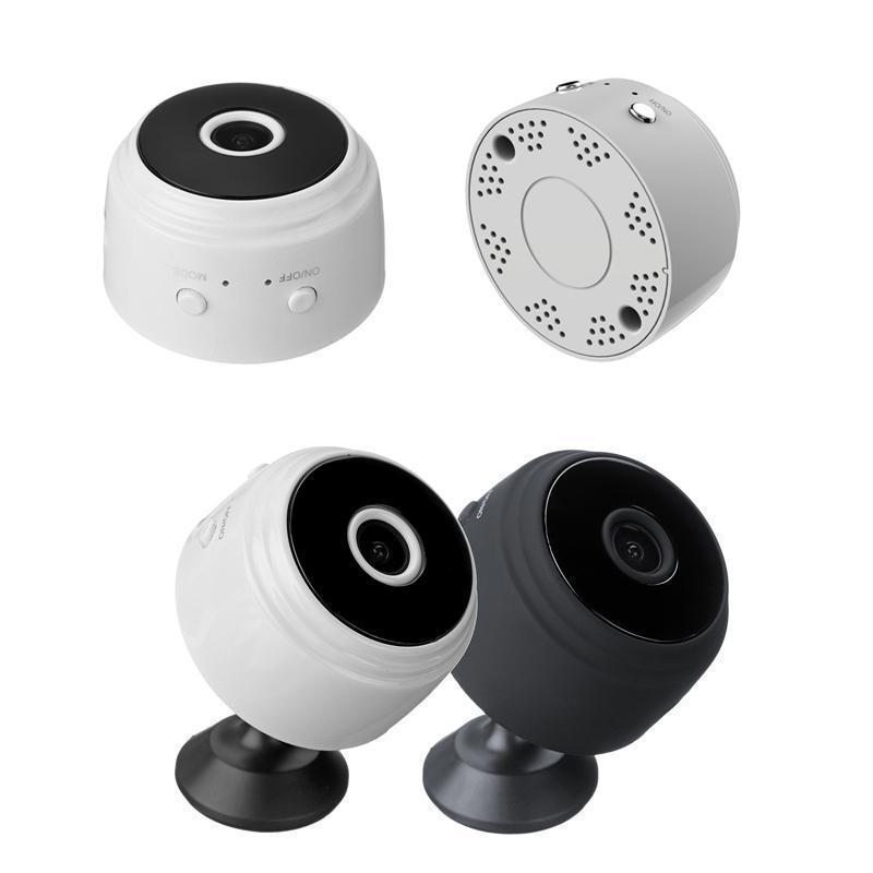 Compact Surveillance Camera with Night Vision and Magnetic Mount for Home Security