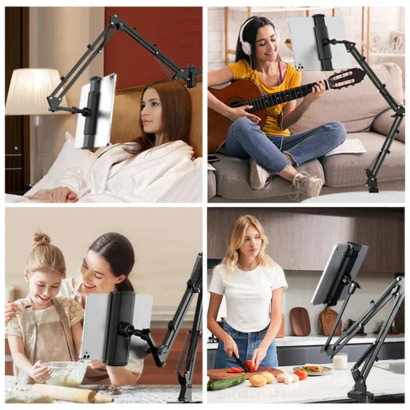 360° Rotating Tablet Holder for Hands-Free Convenience and Durability