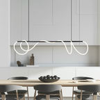 Pendant Light for Kitchen Island with Linear LED Design
