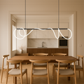 Pendant Light for Kitchen Island with Linear LED Design
