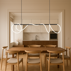 Pendant Light for Kitchen Island with Linear LED Design