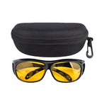 Protective Eyewear with Yellow Lens for Night Driving - Anti-Glare