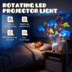 Rotating Ocean Projection Lamp for Nighttime Illumination