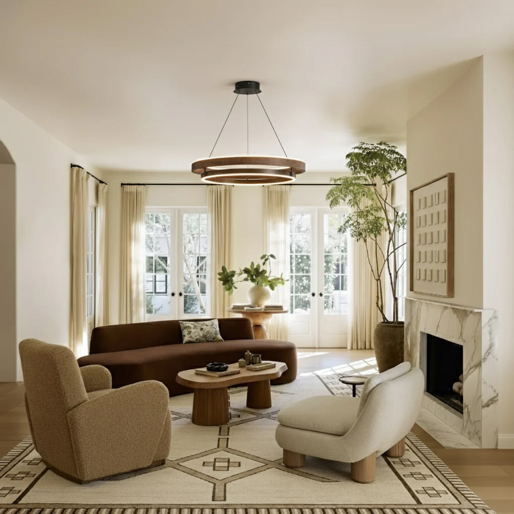 Modern Glass Chandelier | Stylish Elegant Lighting Fixture