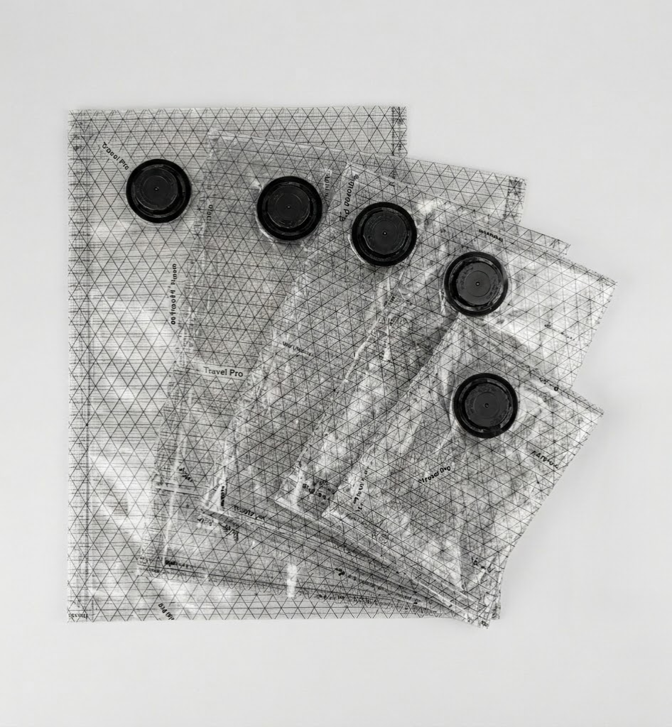 Travel Packing Set with Cordless Pump & Vacuum Storage Bags