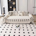 Chenille Fabric Sofa Cover for Cats - Playful Paw Design