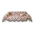 Geometric Boho Style Throw Blanket - Sturdy and Stylish Cover