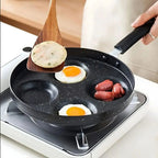 Versatile Nonstick Breakfast Griddle with Four Cups