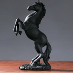 Majestic Equine Sculpture in Elegant Resin