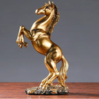 Majestic Equine Sculpture in Elegant Resin