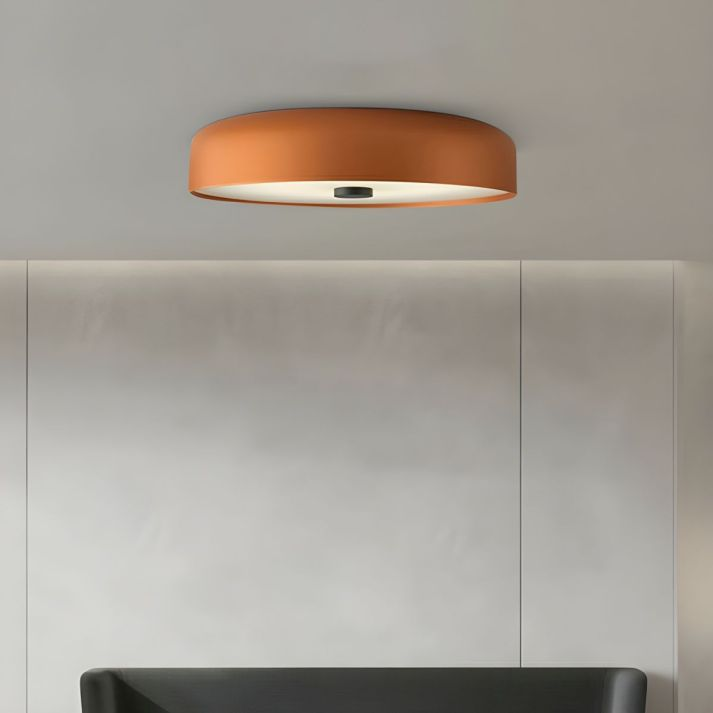 Minimalist LED Flush Mount Ceiling Light in Nordic Retro Style