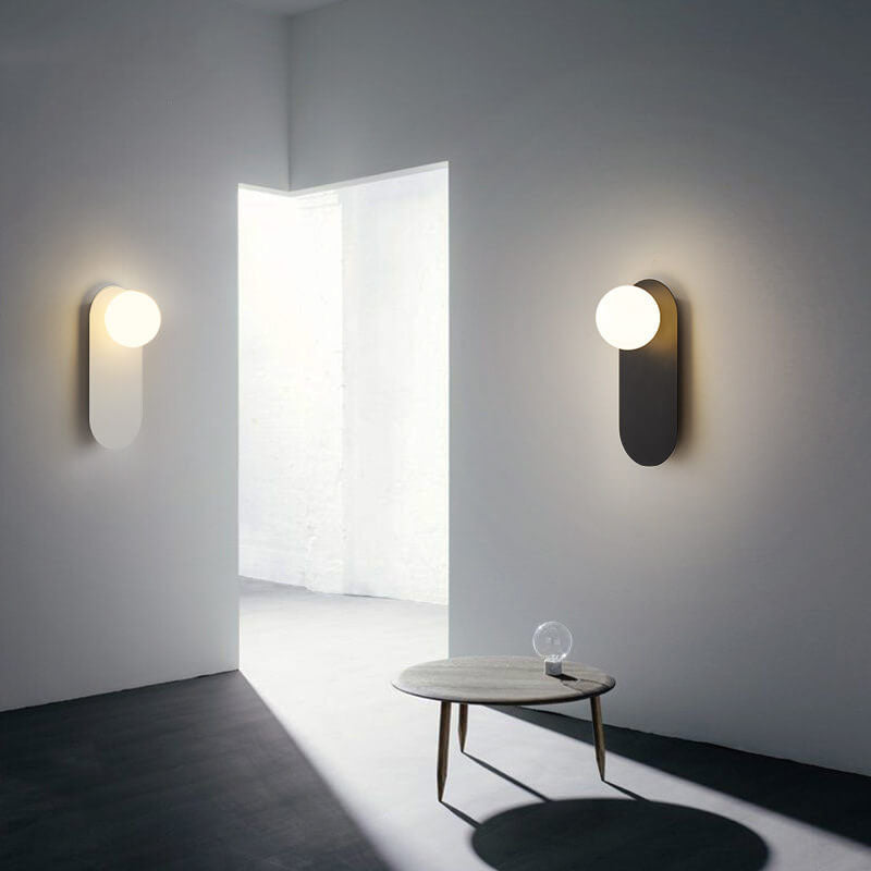 Minimalist Glass Wall Sconce Lamp for Contemporary Interiors