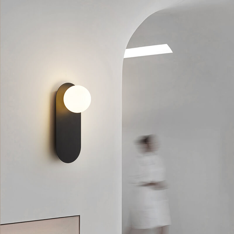 Minimalist Glass Wall Sconce Lamp for Contemporary Interiors