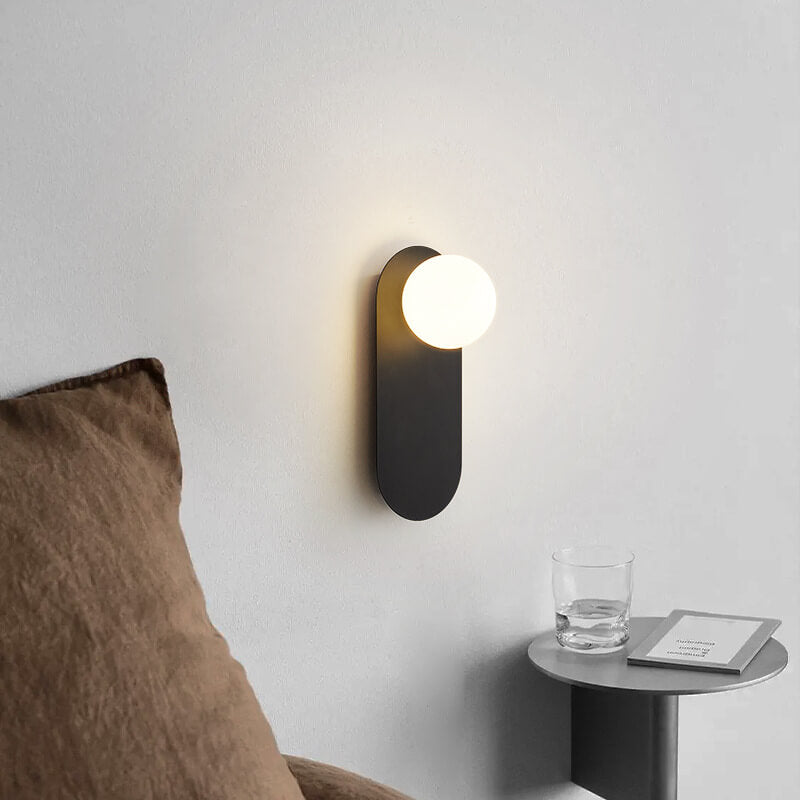 Minimalist Glass Wall Sconce Lamp for Contemporary Interiors