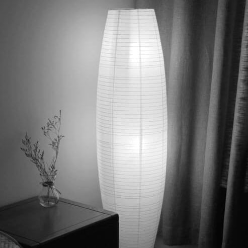 Sleek Contemporary Black Floor Lamp for Living Room Decor