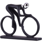 Contemporary Cyclist Art Piece – Decorative Accent for Home
