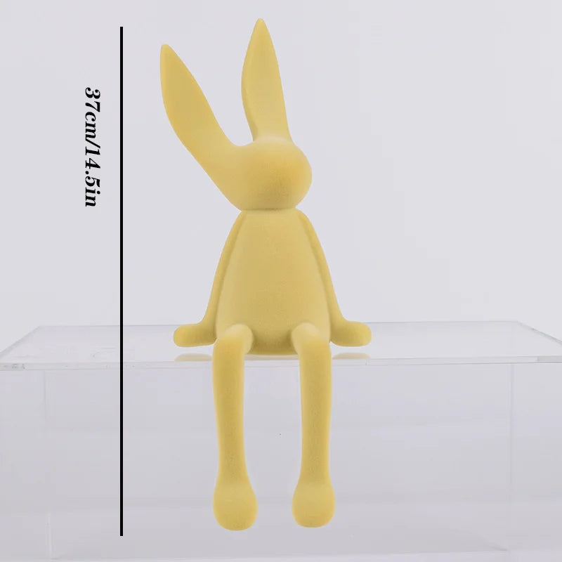Unique Rabbit Art Sculptures for Home and Office Decoration