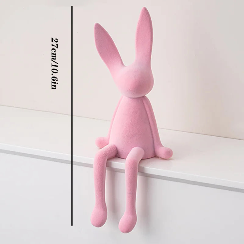 Unique Rabbit Art Sculptures for Home and Office Decoration