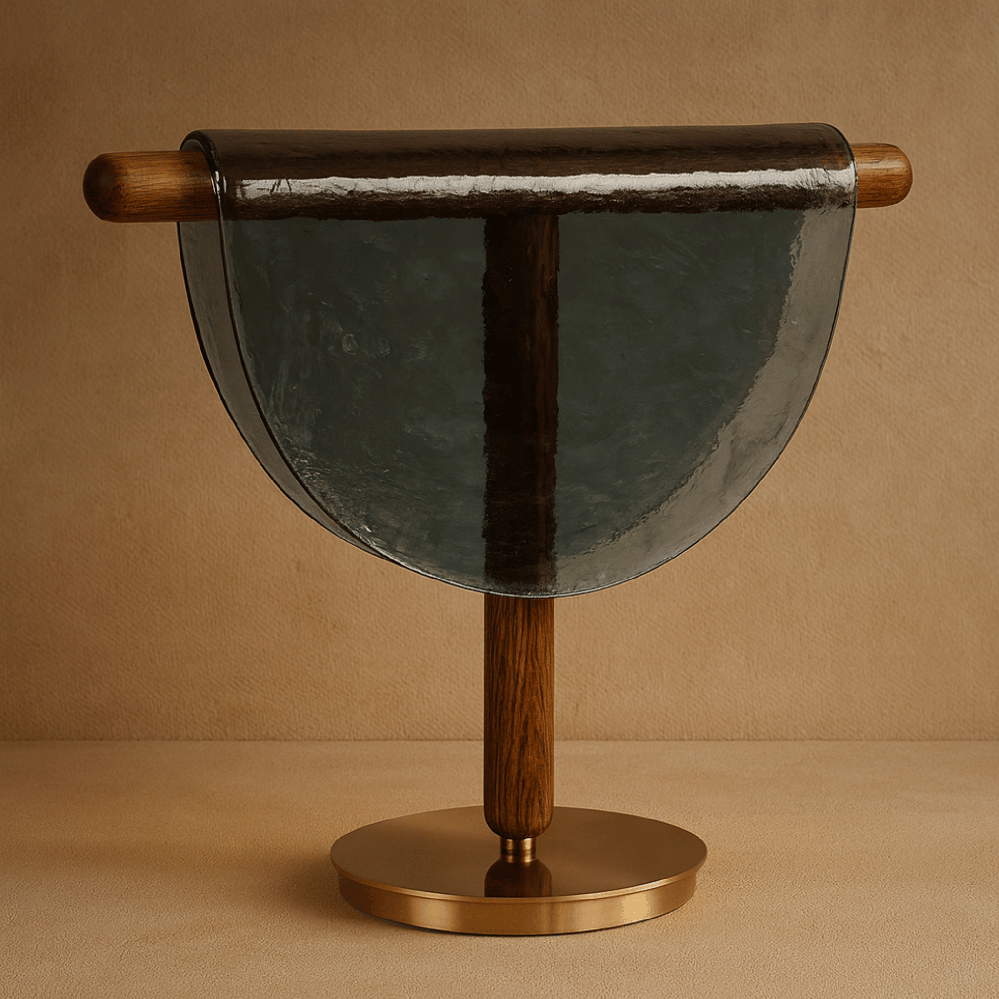 Elegant Amber Glow Table Lamp for Modern Living Spaces