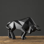 Decorative Resin Bull Statue – 12.6 Inch Art Figure