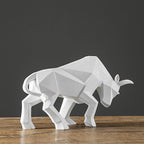 Decorative Resin Bull Statue – 12.6 Inch Art Figure