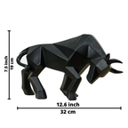 Decorative Resin Bull Statue – 12.6 Inch Art Figure