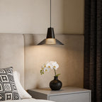 Adjustable Cord Glass Pendant Light – 5W Warm White LED Fixture