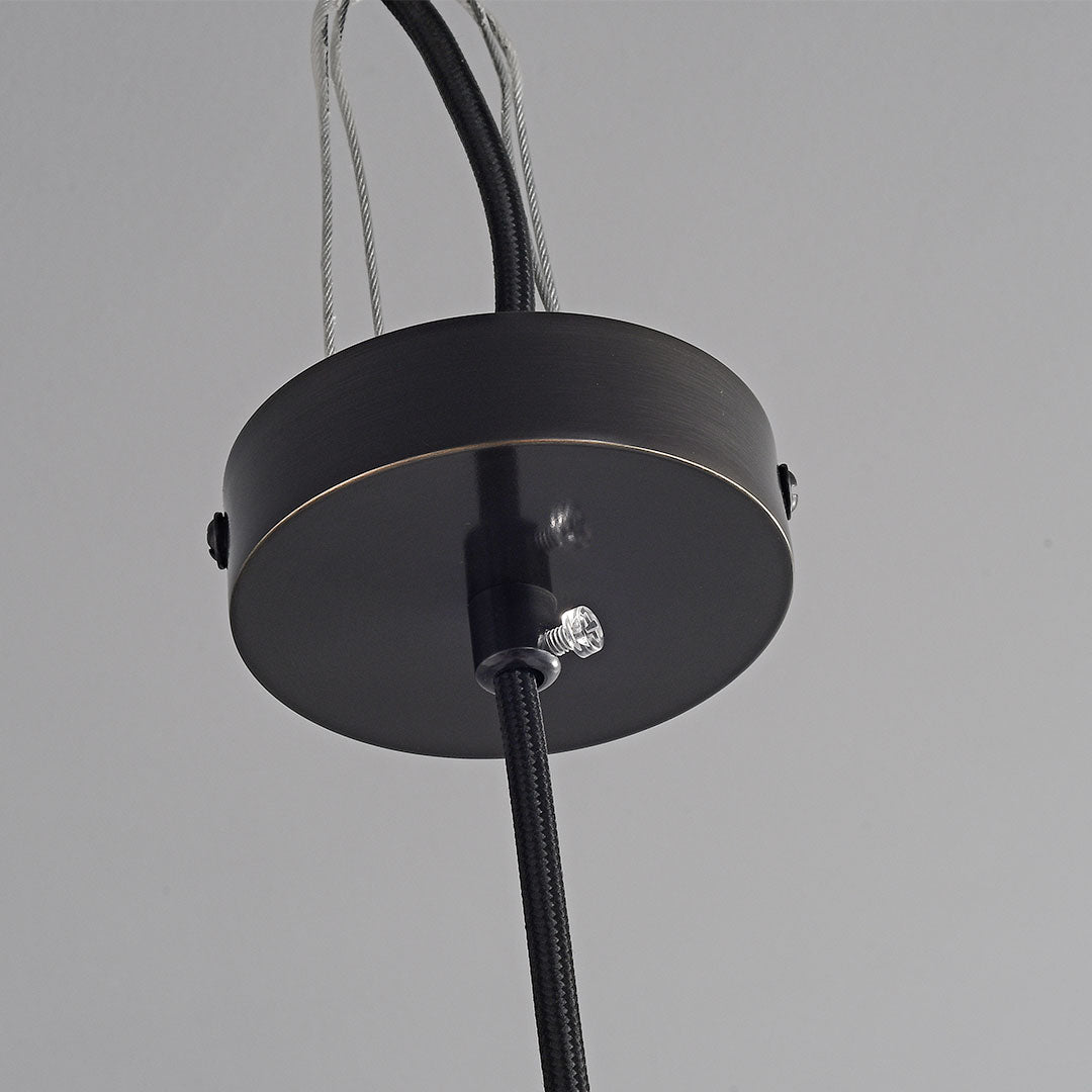 Adjustable 12W LED Pendant Light with Wood Finish – Nordic Minimalist Design