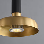 Adjustable 12W LED Pendant Light with Wood Finish – Nordic Minimalist Design