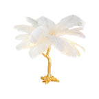 Feather-Designed Standing Lamp – Nordic Floor Light for Living Room, Warm LED, Four Color Options